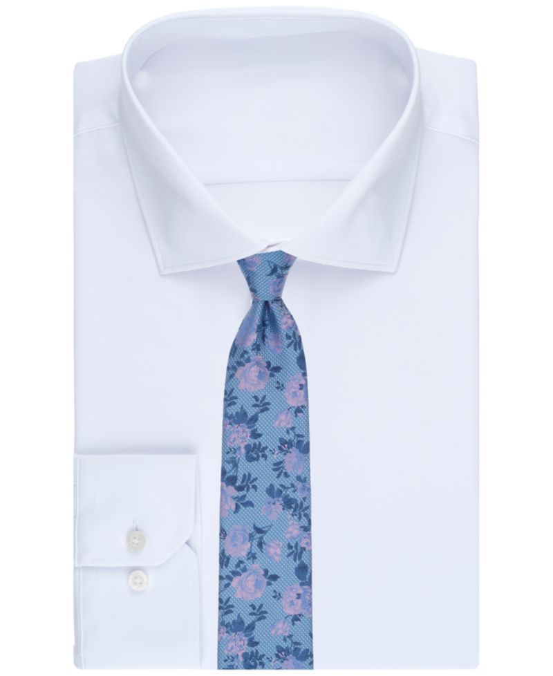 Men's Cassis Floral Tie
