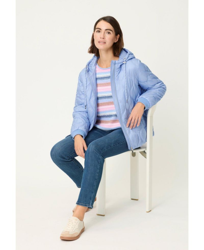 Women's Quilted Jacket with Hood