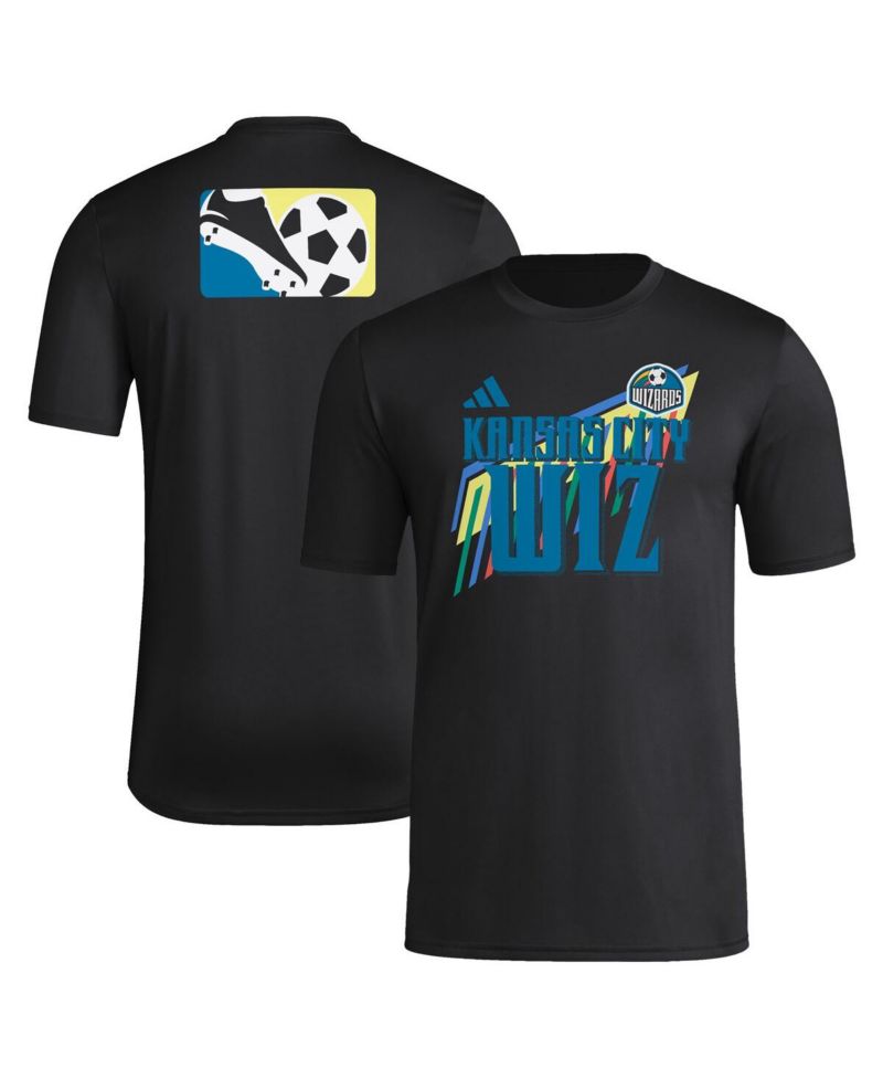 Men's Black Sporting Kansas City 2024 MLS Jersey Hook Pre-Match T-Shirt