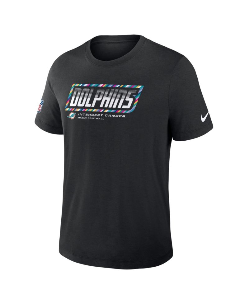 Men's Black Miami Dolphins 2026 NFL Cruical Catch Sideline Dri-Fit T-Shirt