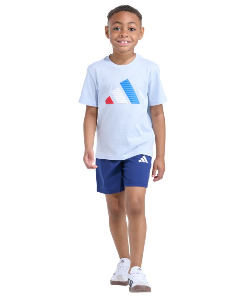 Boys' 2T-7 Short-Sleeve Graphic T-Shirt and Shorts, 2-Piece Set