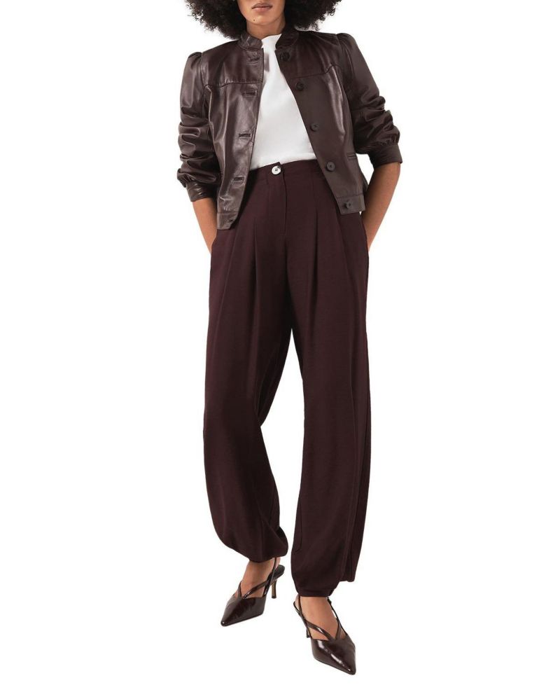 Women's Balloon Leg Elasticated Trousers