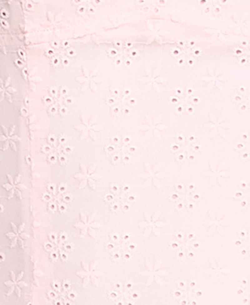 Juniors' Scoop Neck Eyelet Dress