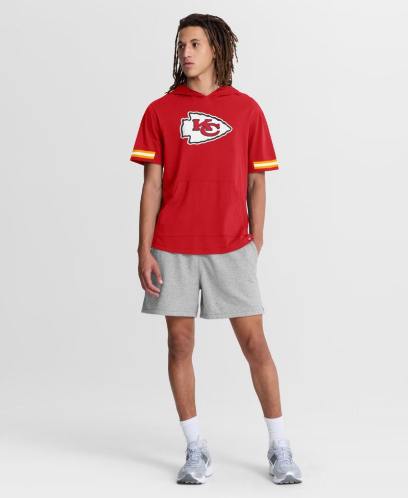 Men's Kansas City Chiefs Optimal Play Classic-Fit Short-Sleeve Hoodie