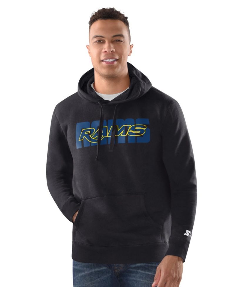 Men's Black Los Angeles Rams Rookie Hoodie