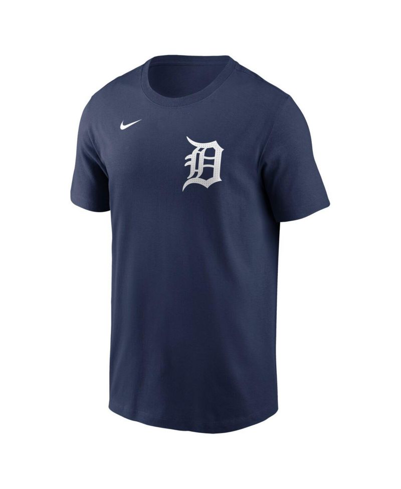 Men's Riley Greene Navy Detroit Tigers Fuse Name & Number T-Shirt
