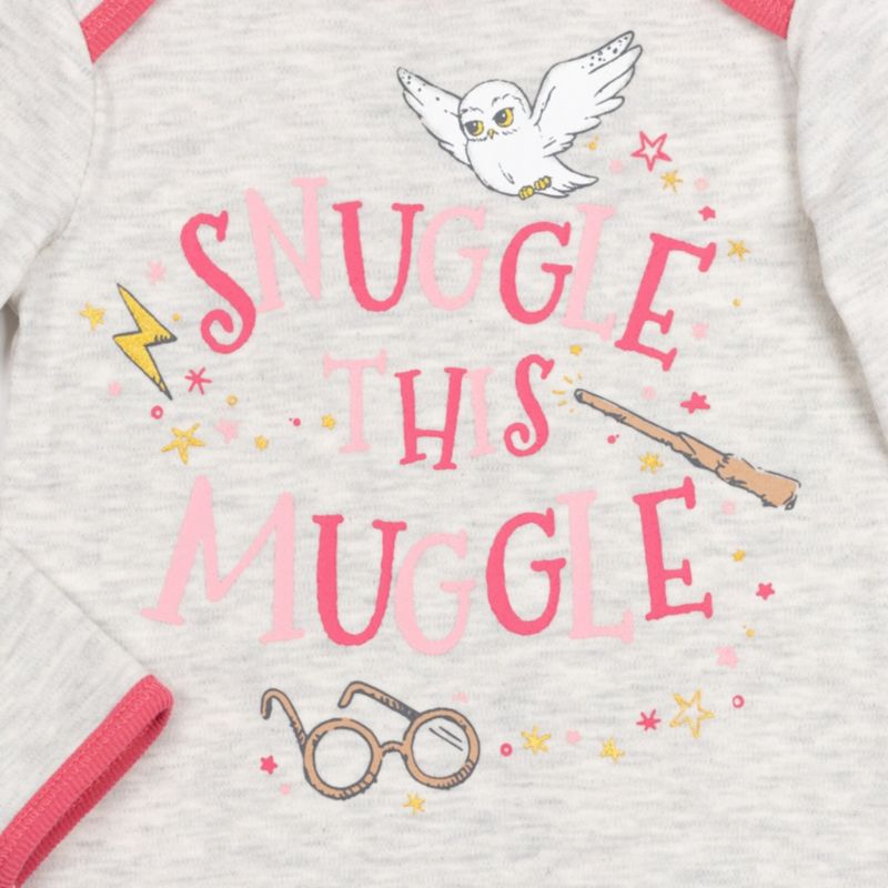 Baby Girls girl(Newborn - 12M) Hedwig 3 Pack Long Sleeve Swaddle Sleeper Gown