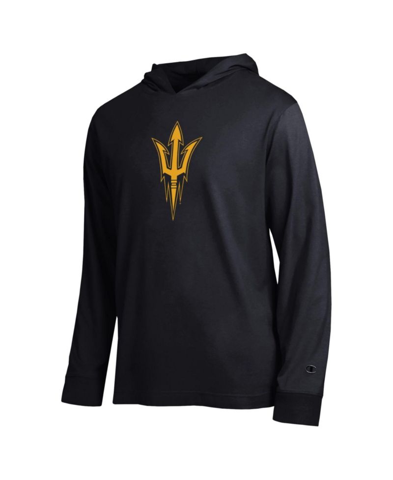 Men's Black Arizona State Sun Devils Tonal All-Star Long Sleeve Hooded T-Shirt