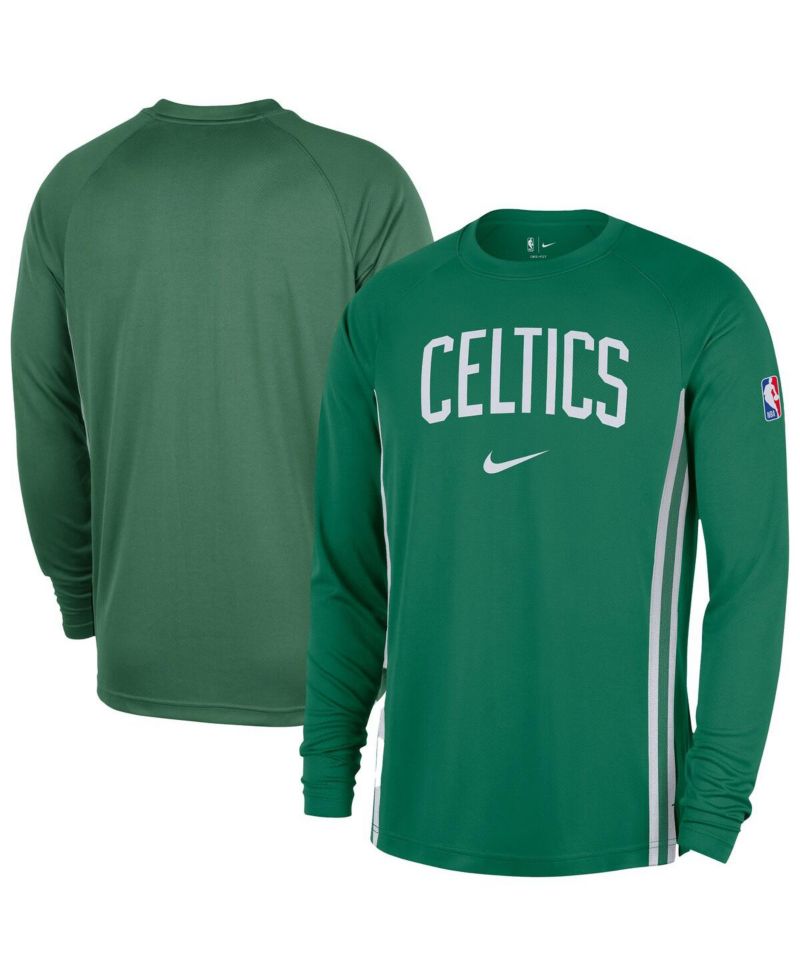 Men's Kelly Green Boston Celtics 2025/26 Authentic Pre-Game Legend Dri-FIT Long Sleeve Shooting Shirt