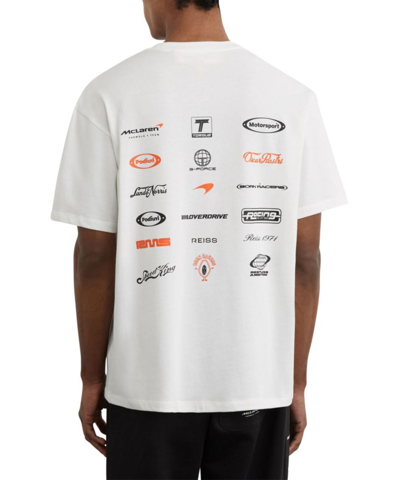 Men's Nox Logo Printed Mclaren T-Shirt