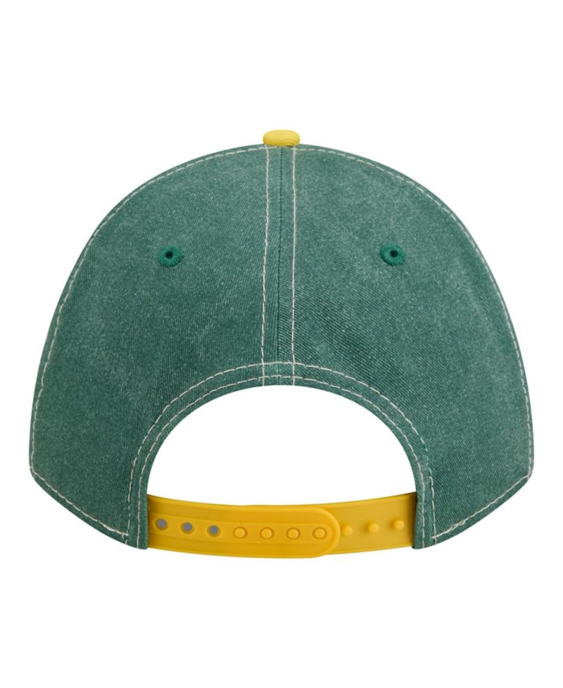 Men's Green/Gold Green Bay Packers 9FORTY Felt A-Frame Adjustable Hat
