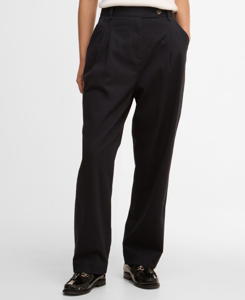 Women's Verona Cotton Straight-Fit Trousers