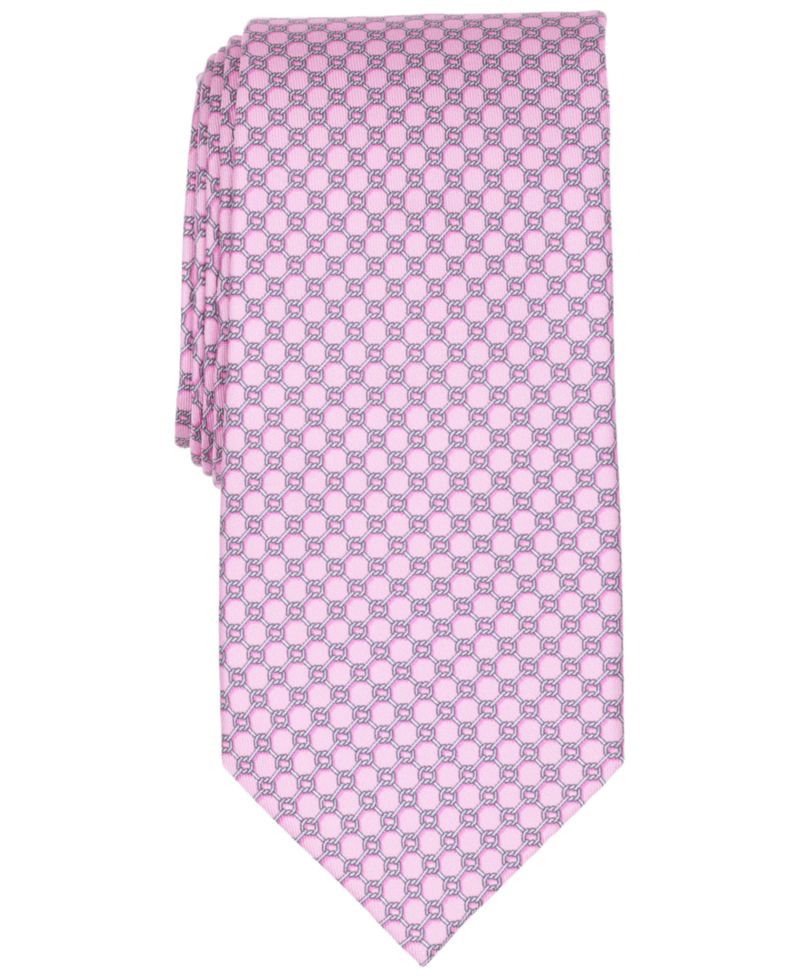 Men's Classic Design Neat Pattern Silk Tie