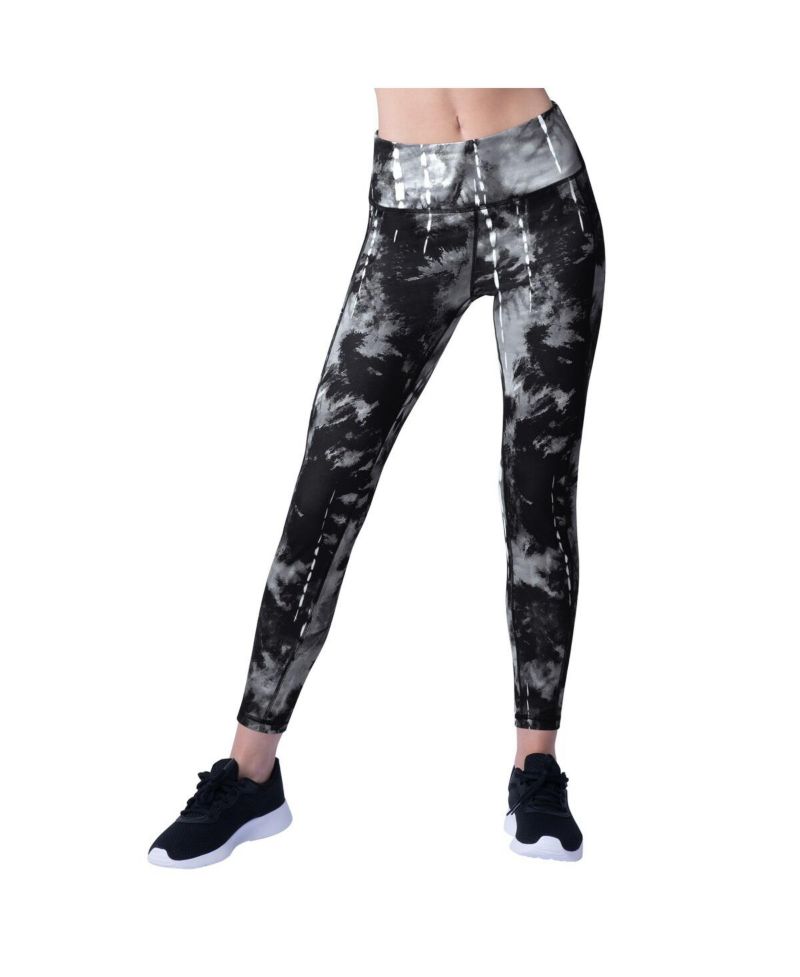 Women's Black Philadelphia Eagles Serena Tie-Dye Leggings