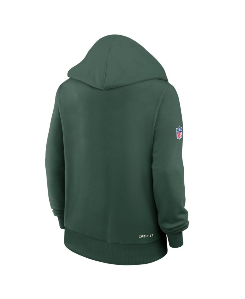 Women's Green Bay Packers Sideline Standard Issue Dri-FIT Dolman Hoodie
