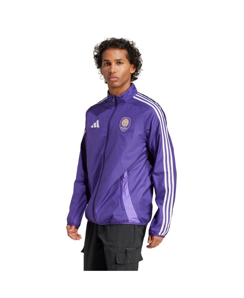 Men's Purple/White Orlando City SC 2025 Anthem Reversible Full-Zip Jacket