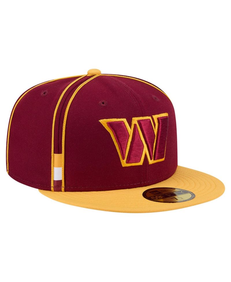 Men's Burgundy Washington Commanders Soutache 59FIFTY Fitted Hat