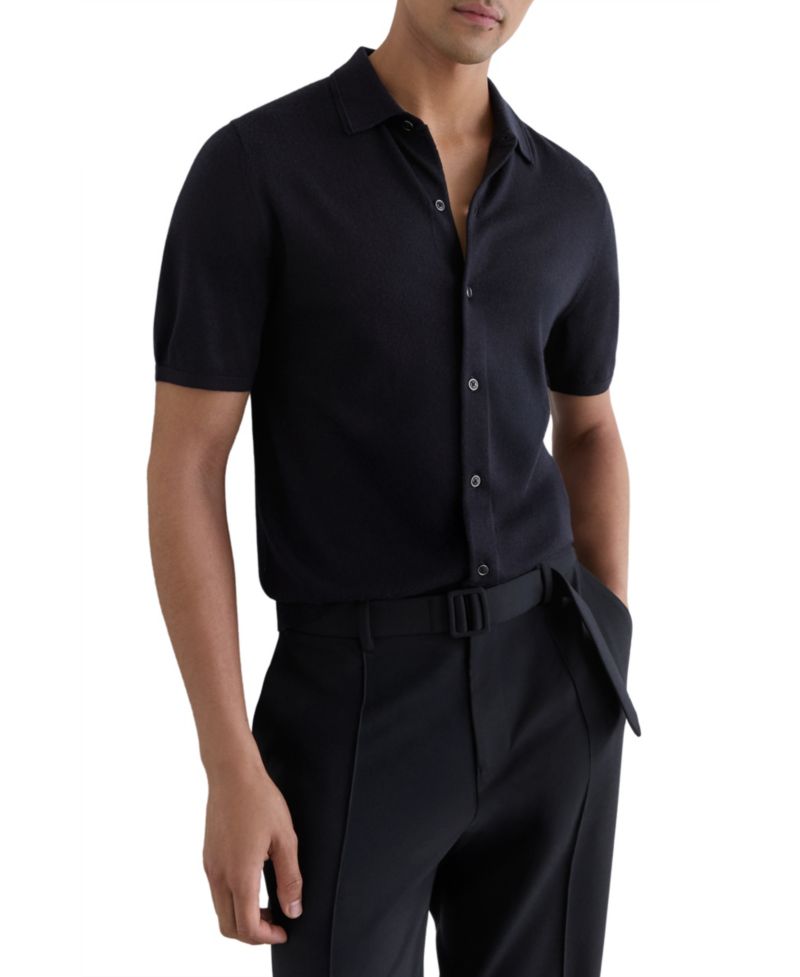 Men's Drayton Button Through Merino Shirt