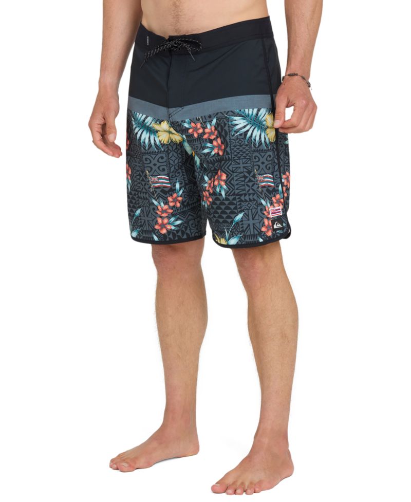 Men's Floral Printed Swimsuit