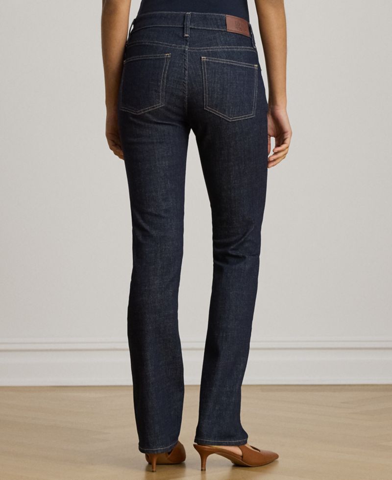 Women's Mid-Rise Slim Straight Jeans