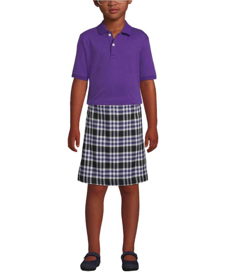 School Uniform Kids Short Sleeve Interlock Polo Shirt