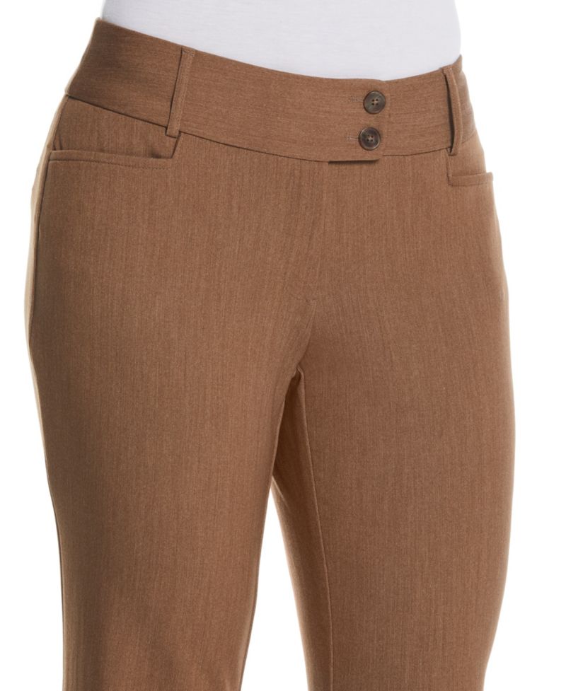 Petite Curvy Fit Boot Cut Pants