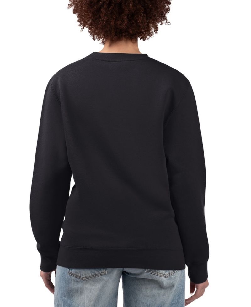 Women's Black Utah Mammoth Metallic Drop Printed Fleece Sweatshirt
