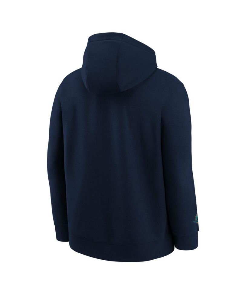 Big Boys and Girls Pitch Blue Miami Dolphins 2025 Rivalries Collection Club Hoodie