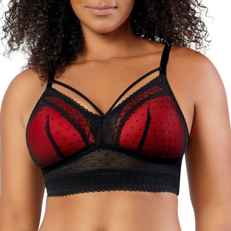 Plus Size Mia Dot Wire-Free Bralette