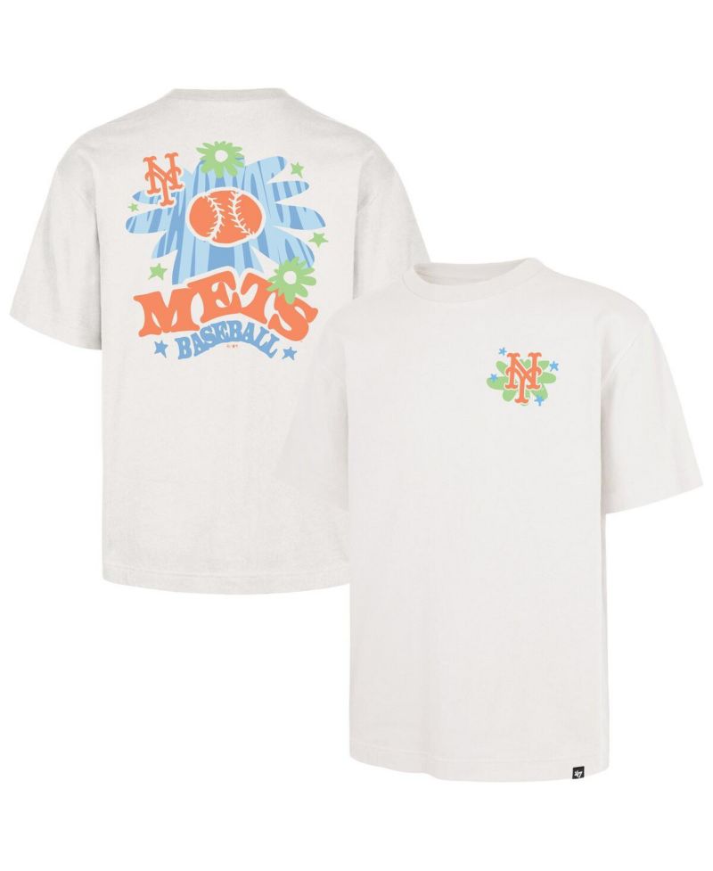 Men's Cream New York Mets Flora Foundation T-Shirt