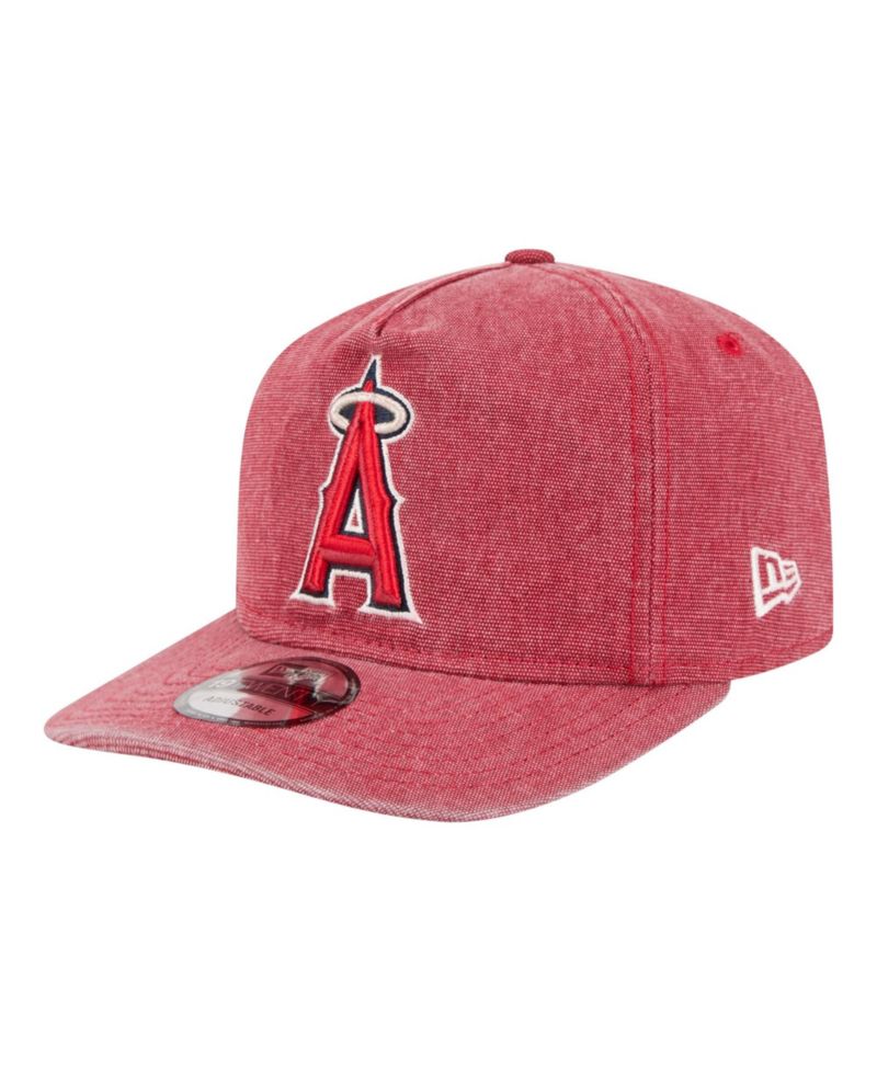 Men's Red Los Angeles Angels Denim Classic 19TWENTY Adjustable Hat
