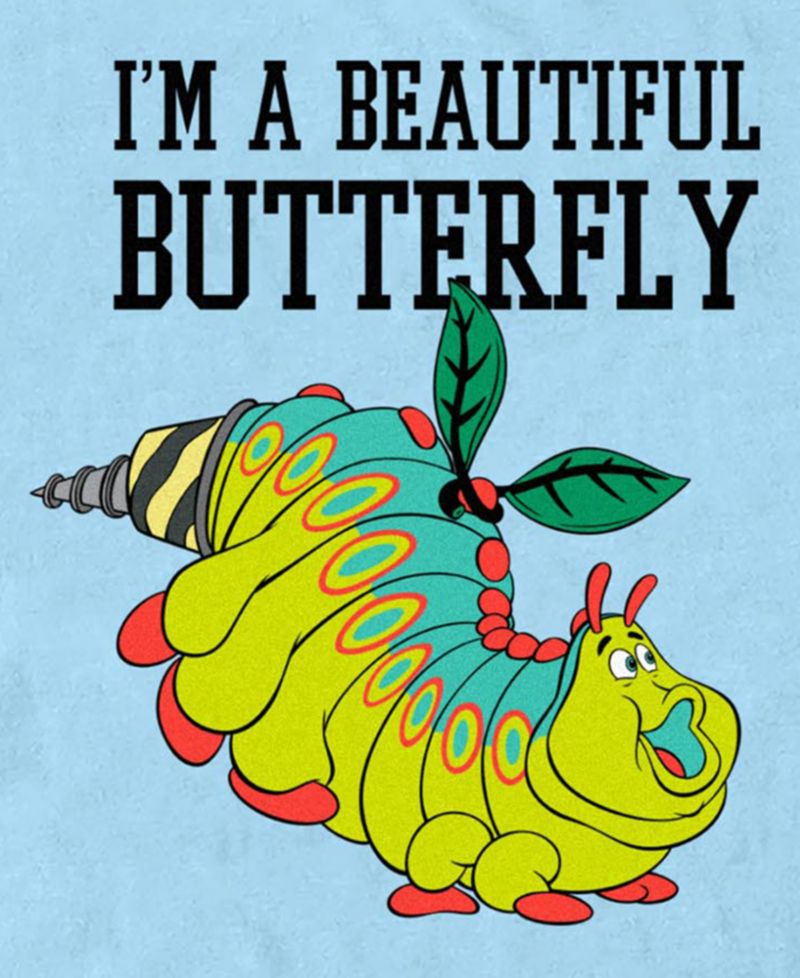 Men's A Bug's Life Heimlich Beautiful Butterfly T-Shirt
