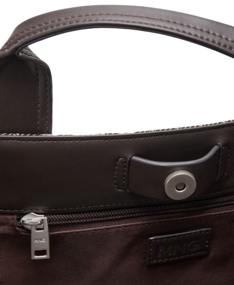 Men's Striped Tote Bag