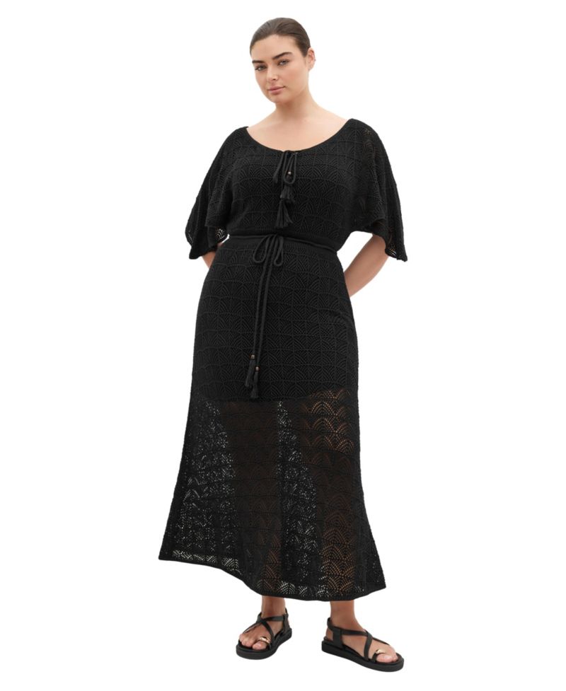 Women's Plus Size Cassie Crochet Knit Dress