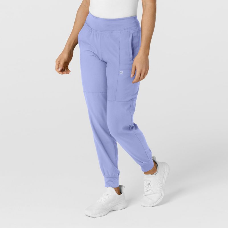 Petite W123 Comfort Waist Cargo Jogger Scrub Pant