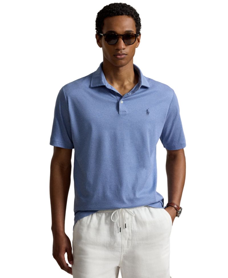 Men's Custom Slim-Fit Soft Cotton Polo Shirt