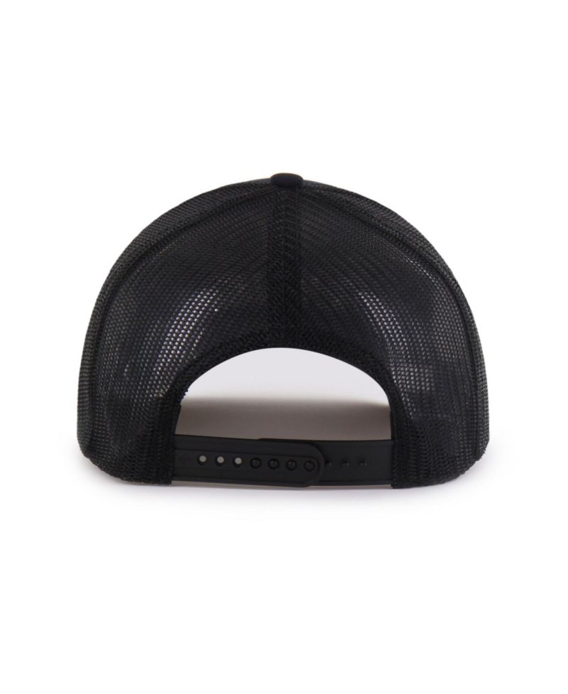 Men's Black San Francisco Giants Pitstop Trucker Adjustable Hat