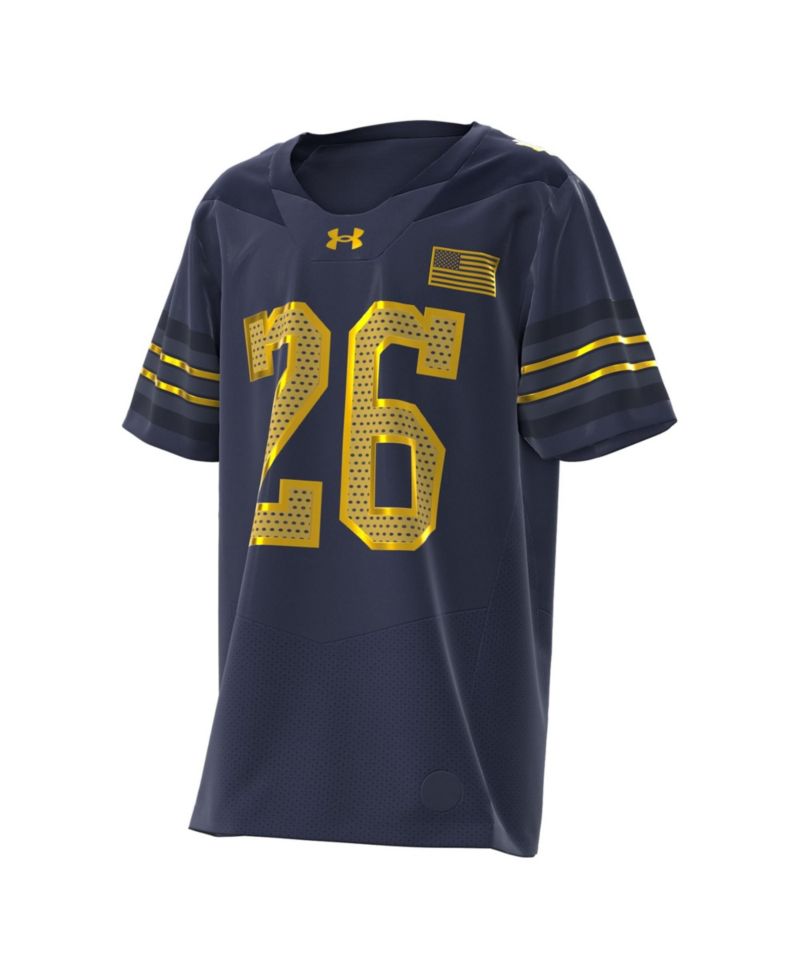 Big Boys and Girls #26 Navy Notre Dame Fighting Irish 2026 Shamrock Series Replica Football Jersey