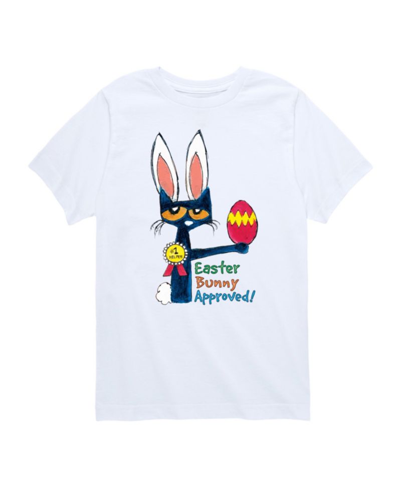 Toddler and Big Boys Easter Bunny Approved Graphic T-Shirt