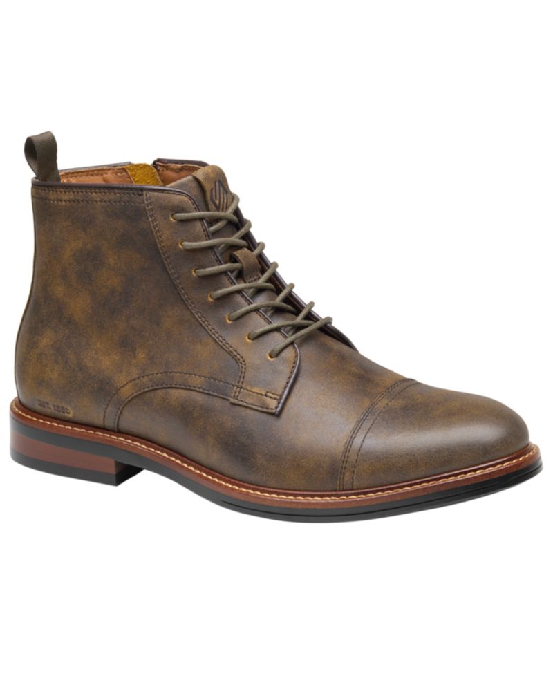 Johnston and Murphy Men's XC+ Durham Waterproof Leather Cap Toe Boots