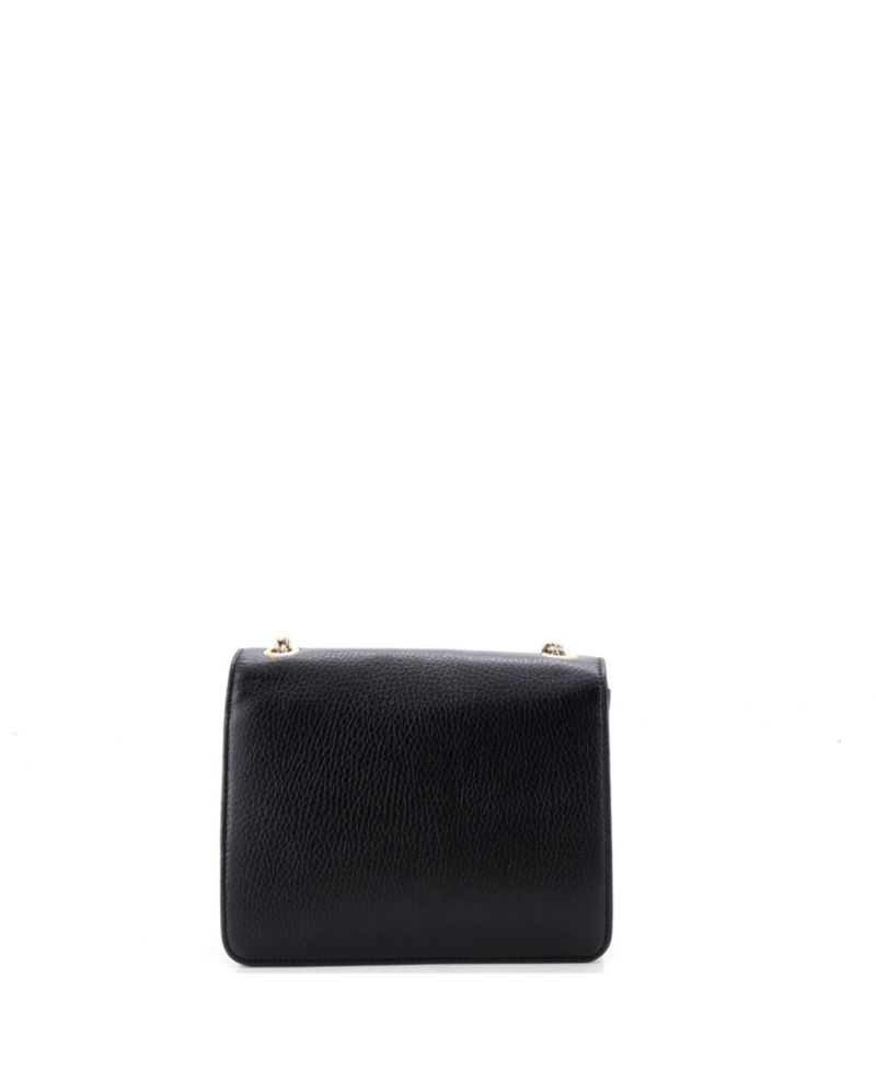 Small Interlocking Shoulder Bag Leather