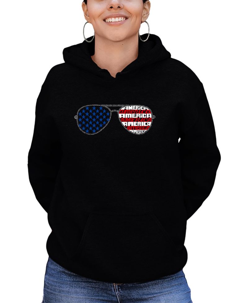 Women's Americana Sunglasses Word Art Long-Sleeve Sweatshirt