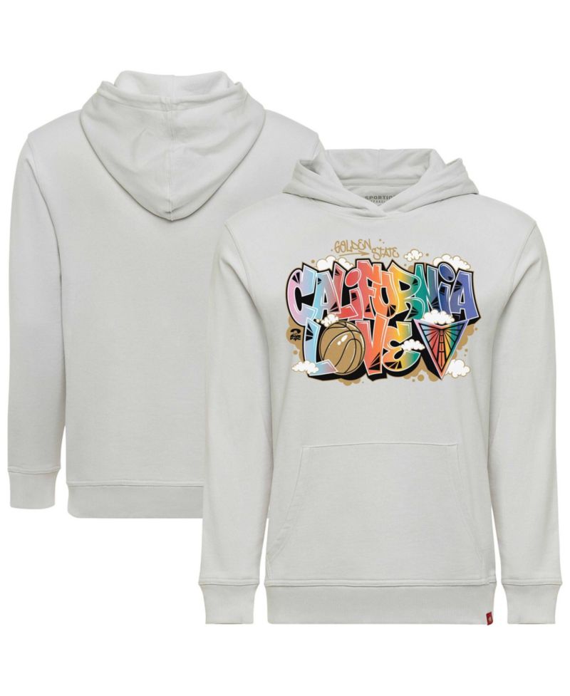 Men's and Women's x 2PAC California Love Gray Golden State Valkyries Pride Drake Hoodie