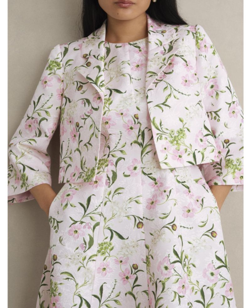 Women's Lana Cropped Floral Jacket