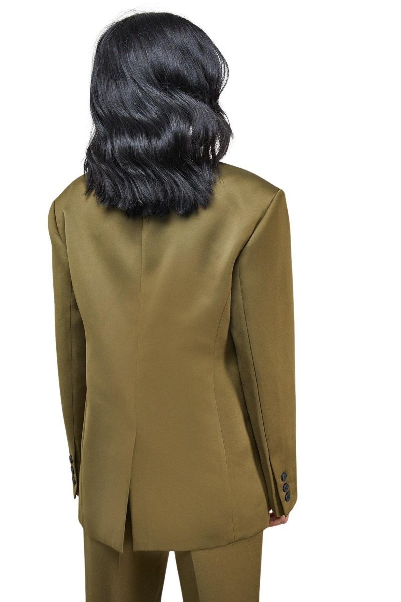 Women's Premium Satin Oversized Blazer