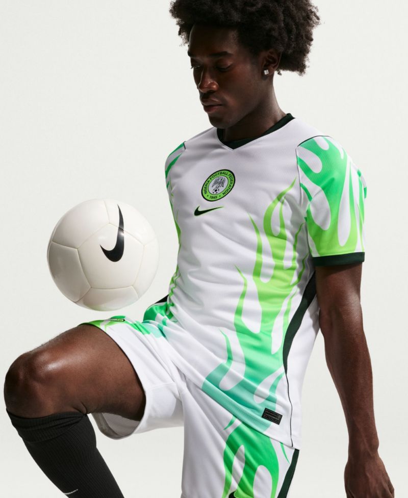 Men's White Nigeria National Team 2026 Away Stadium Replica Shorts