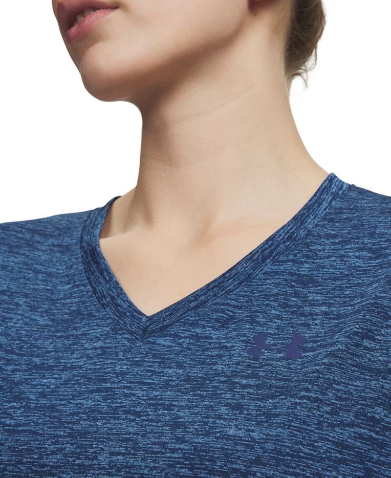 Women's Twist Tech V-Neck Short-Sleeve Top