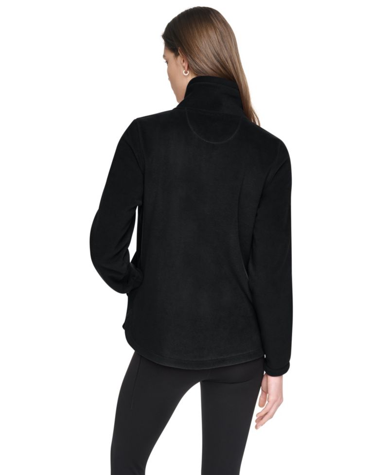 Women's Fleece Curved-Hem Zip-Up Jacket