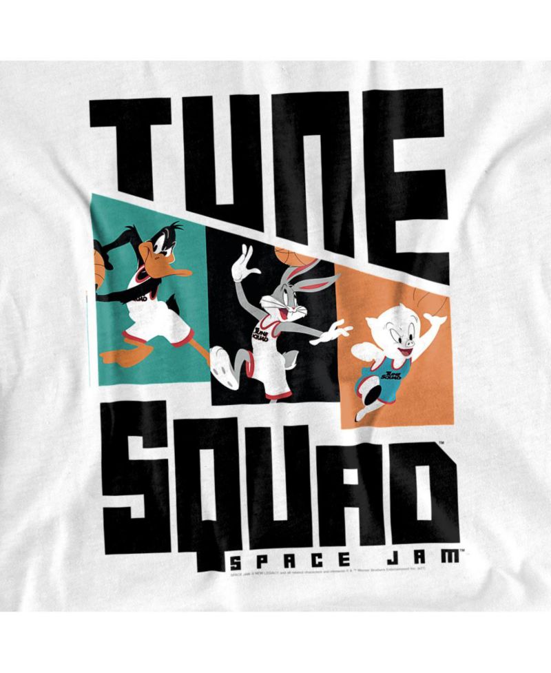 Men's A New Legacy Tune Squad Pattern Characters T Shirt