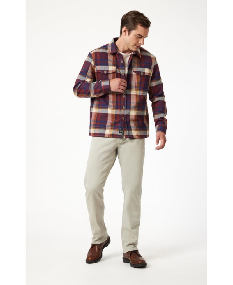 Men's Matt Relaxed Straight Leg In Casual Twill Pant